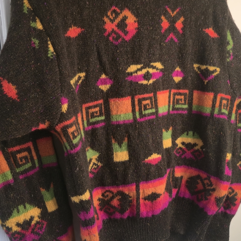 Colorful Patterned Men's Sweater